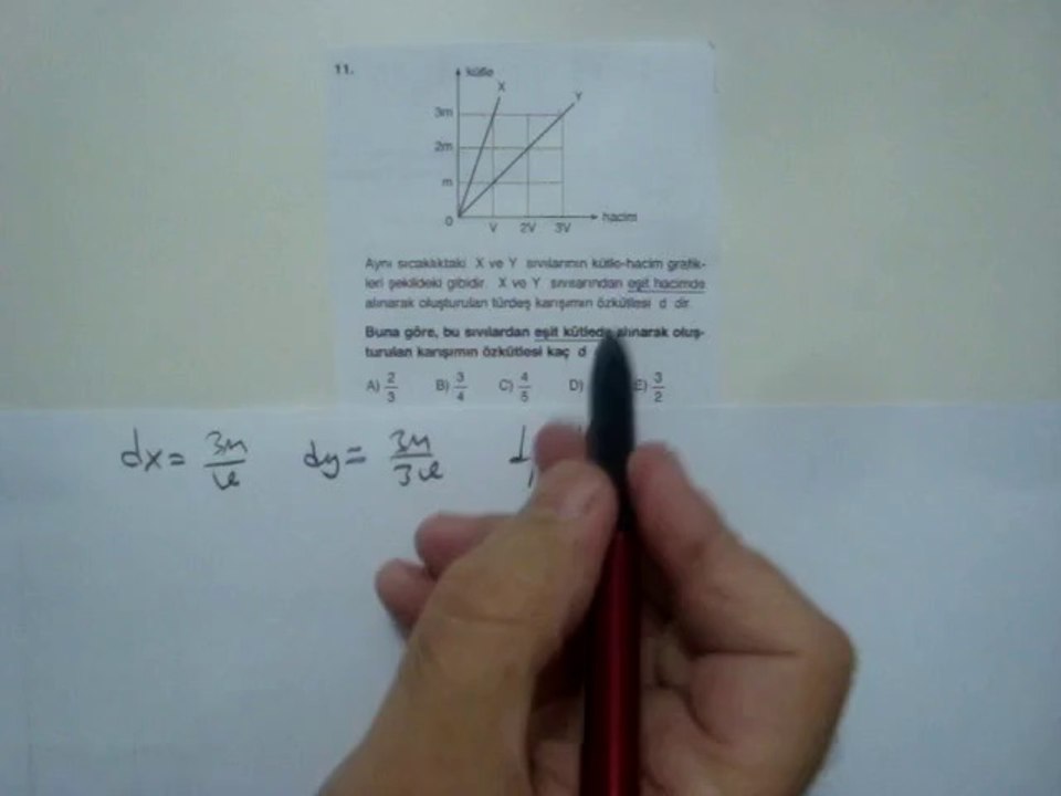 ÖZKÜTLE  TEST 4  SORU 11 VİDEO ÇÖZÜMÜ