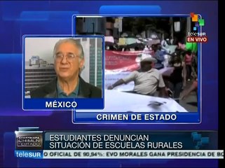 Normalistas de Ayotzinapa, perseguidos por grupos de poder de Guerrero