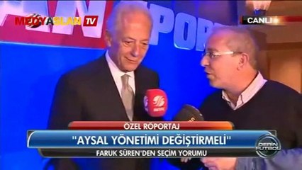 Faruk Süren: "Aysal yönetimi değiştirmeli"