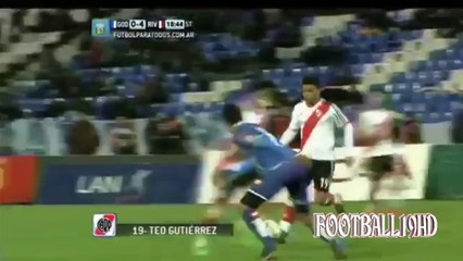 Doblete de Teofilo Gutierrez - Godoy Cruz 0 River 4 (24-08-2014)