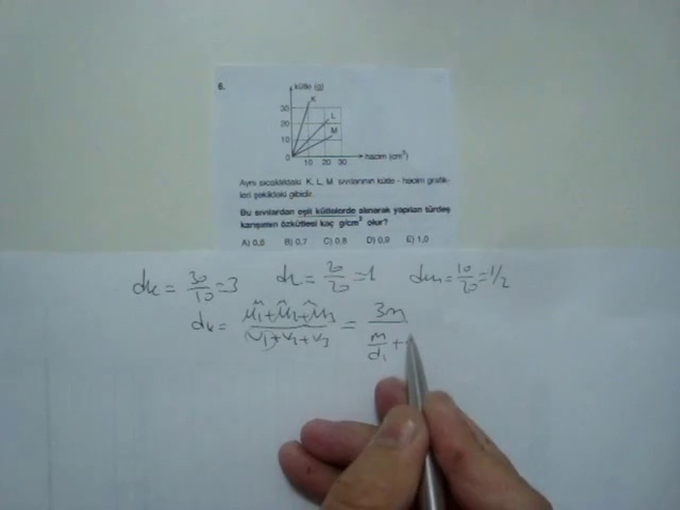 ÖZKÜTLE  TEST 4  SORU 6   VİDEO ÇÖZÜMÜ