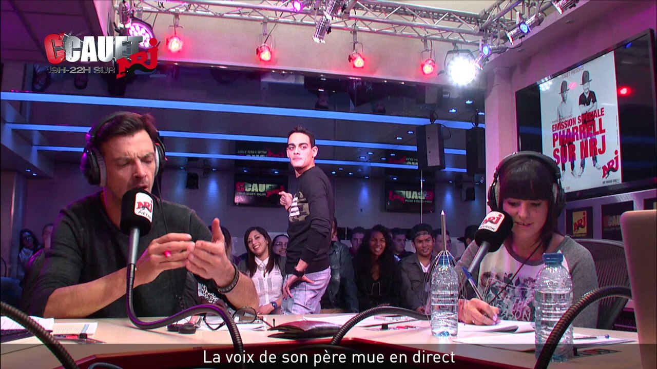 La voix de son père mue en direct - C'Cauet sur NRJ