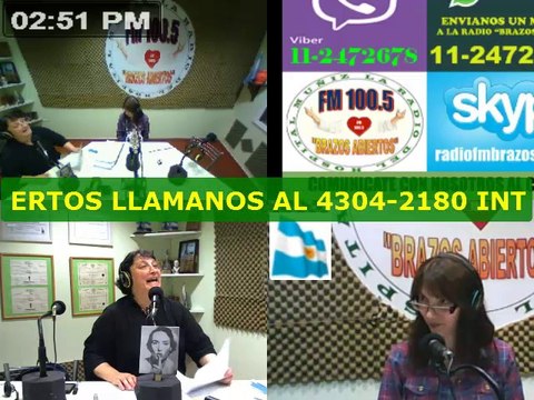 Radio Brazos Abiertos Hospital Muñiz Programa DIA DE MIERCOLES 15 de octubre de 2014