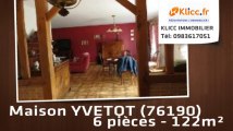 A vendre - maison - YVETOT (76190) - 6 pièces - 122m²