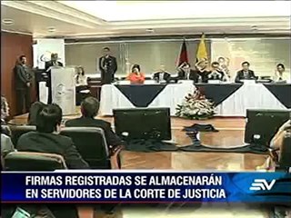 Justicia ecuatoriana implementa la firma electrónica
