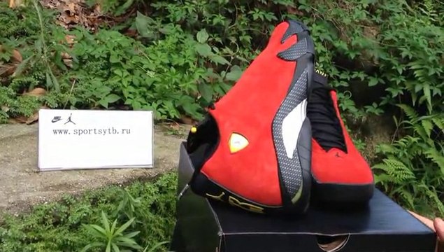 2014 NBA Season Authentic Air Jordan 14 Retro Ferrari Mens Basketball Shoes Review From Sportsyyy.cn