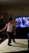 Young boy dancing like Patrick Swayze in Dirty Dancing