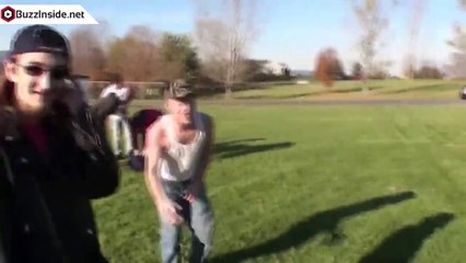 Compilation de saut raté au dessus d'une voiture