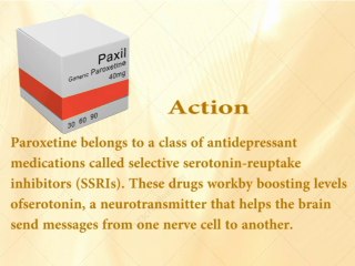 Buy Paxil online to treat depression and social anxiety disorder