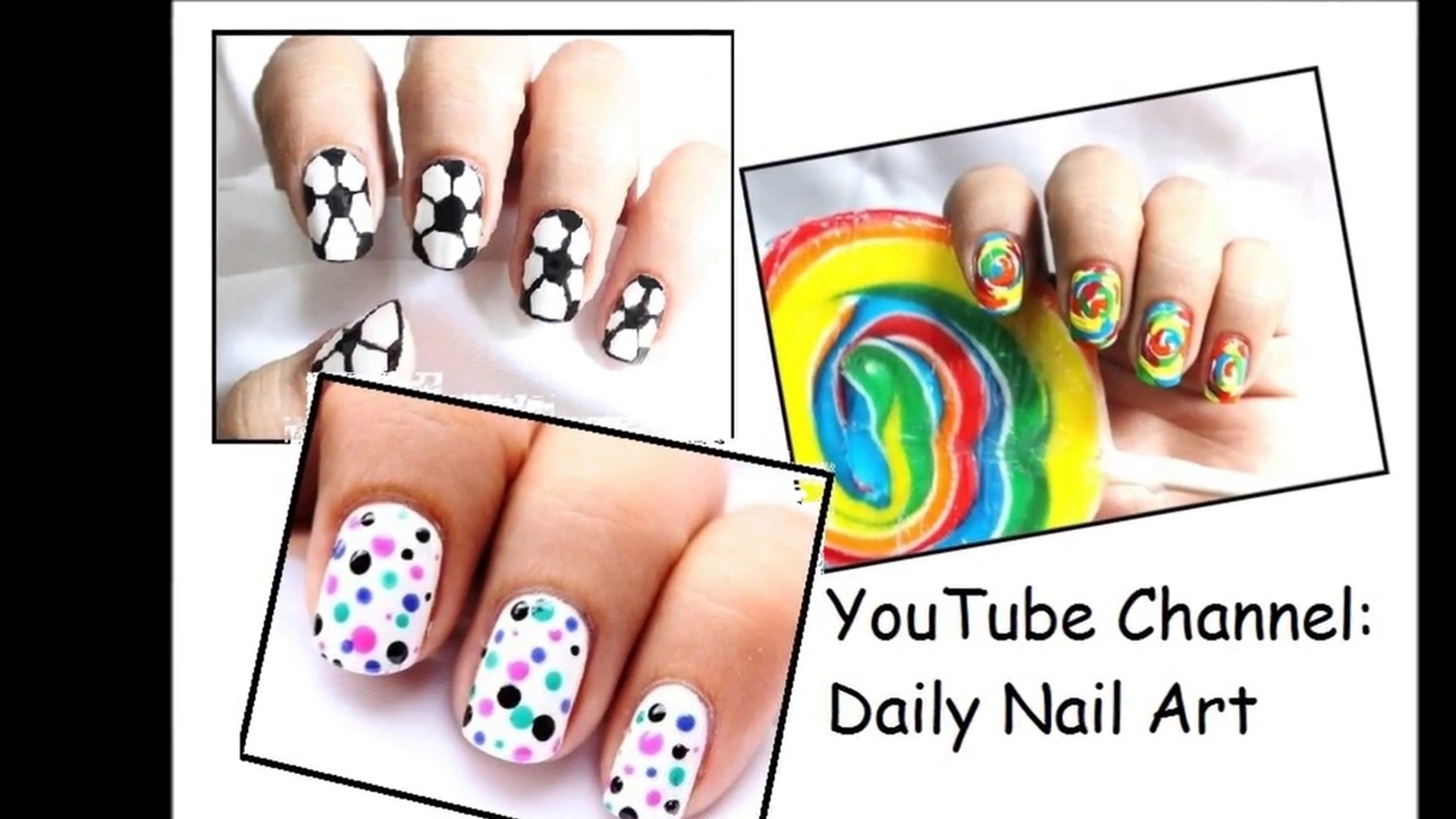 3 nail designs for kids! ❤ To do at home Easy do it step by step beginners  art superWOWstyle - video Dailymotion