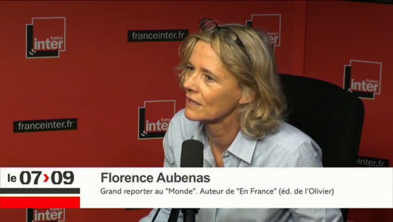 Florence Aubenas : "En France, les gens n'ont plus de pierre où poser le pied."
