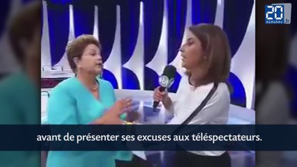 Dilma Roussef fait un léger malaise en plein débat