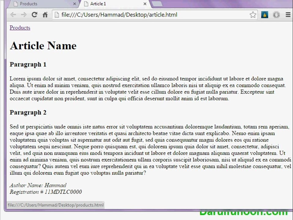 10 Hyperlinks - Beginner's Web Designing (Urdu)