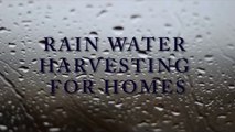 RAIN WATER HARVESTING