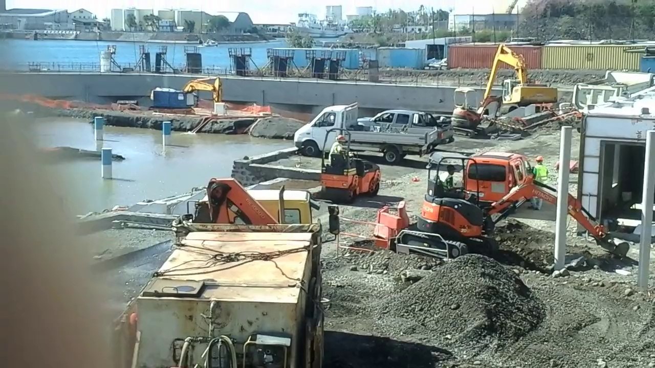 Darse de grande plaisance Port Réunion, Octobre 2014.
