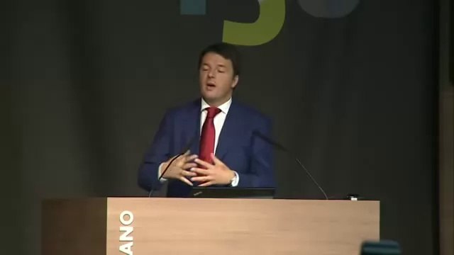 Milano - Renzi interviene alla sessione conclusiva di Asia – Europe Business Forum (15.10.14)