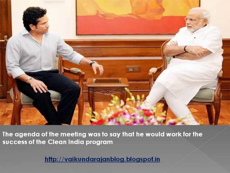 Vaikundarajan Pleased To Know About Sachin Tendulkar’s Talks With PM Narendra Modi