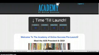 Academy of Online Success Pre Launch