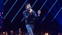 Himesh Reshammiya On The Set Of Iandia's Raw Star !