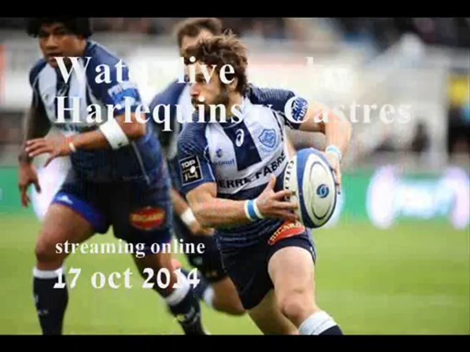 Live Rugby Harlequins vs Castres