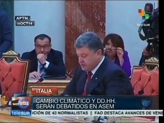 Putin y Poroshenko se reúnen para abordar proceso de paz en Ucrania
