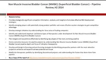 Non Muscle Invasive Bladder Cancer (NMIBC) (Superficial Bladder Cancer) Therapeutic Market – Pipeline Analysis and Forecast H2, 2014