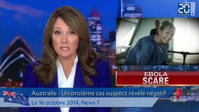 Ebola vu par les JT du monde entier