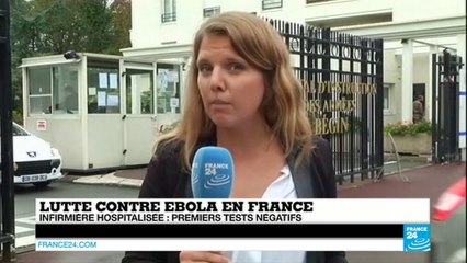 Ebola en France : premiers tests rassurants pour l'infirmière hospitalisée