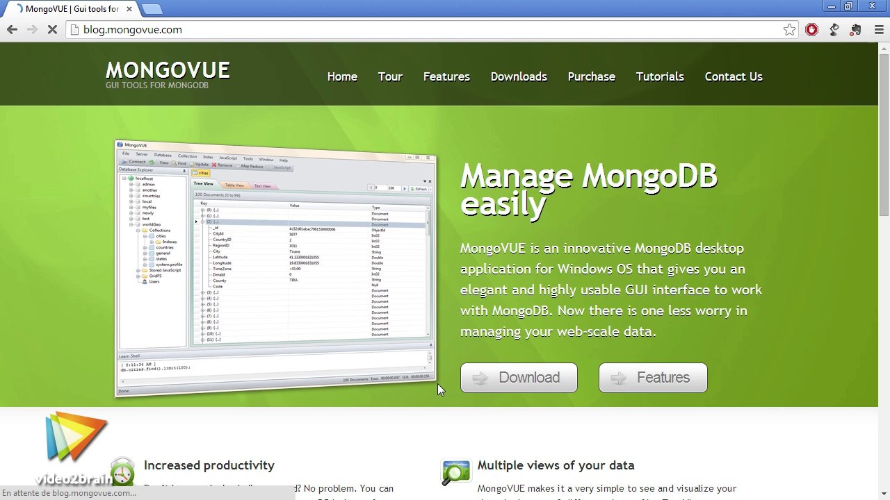 MongoDB pour les développeurs : trailer | video2brain.com