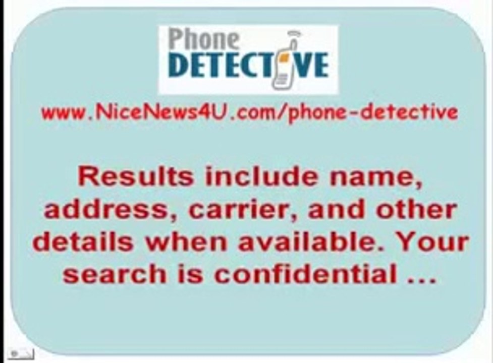 Phone Detective Reverse Phone Lookup Cell Phone Number Search WarningMust SEE YouTube2 webm