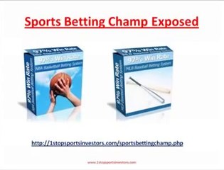 Sports Betting Champ Exposed