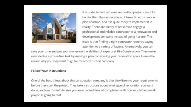Why Hira Construction is the right contractor for your home renovations