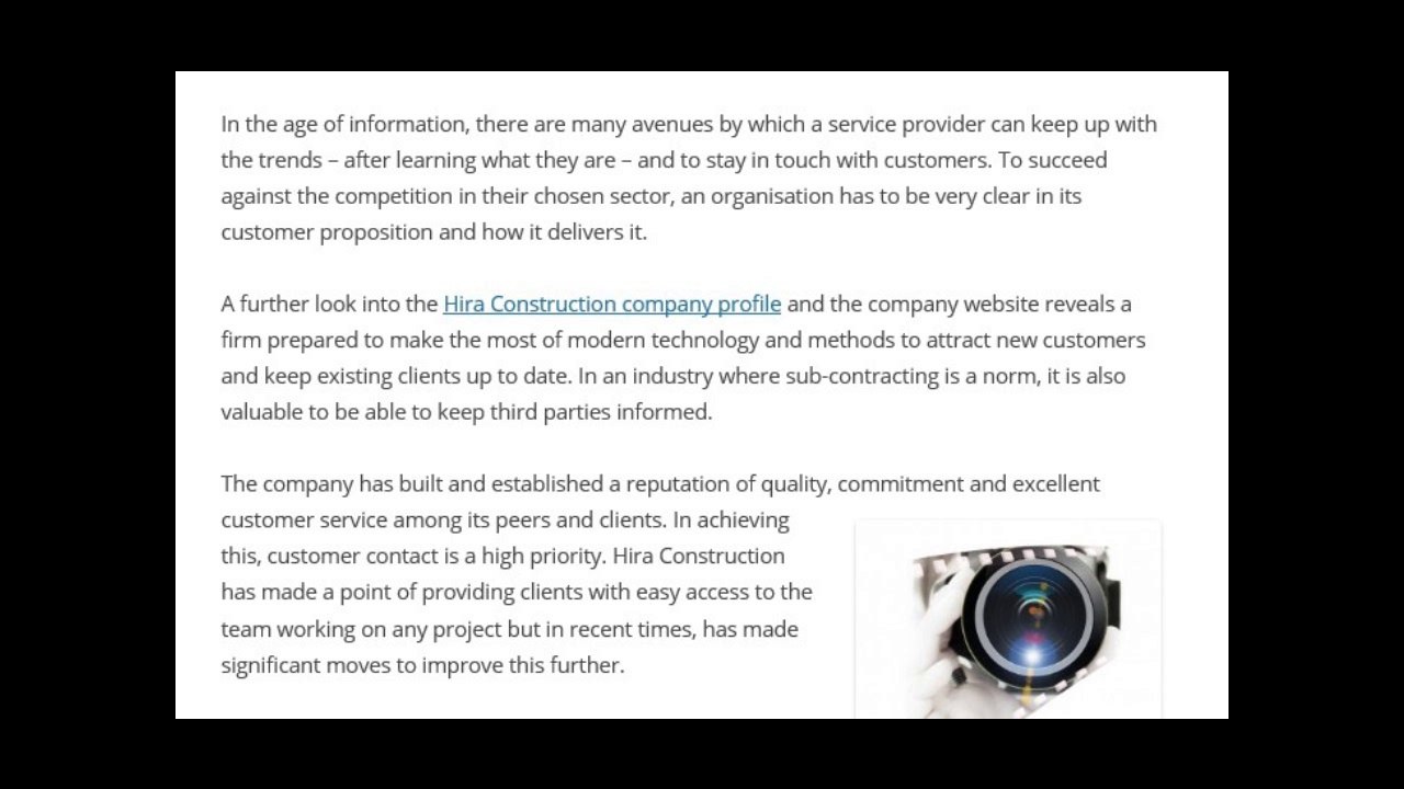Keeping up with the times at Hira Construction