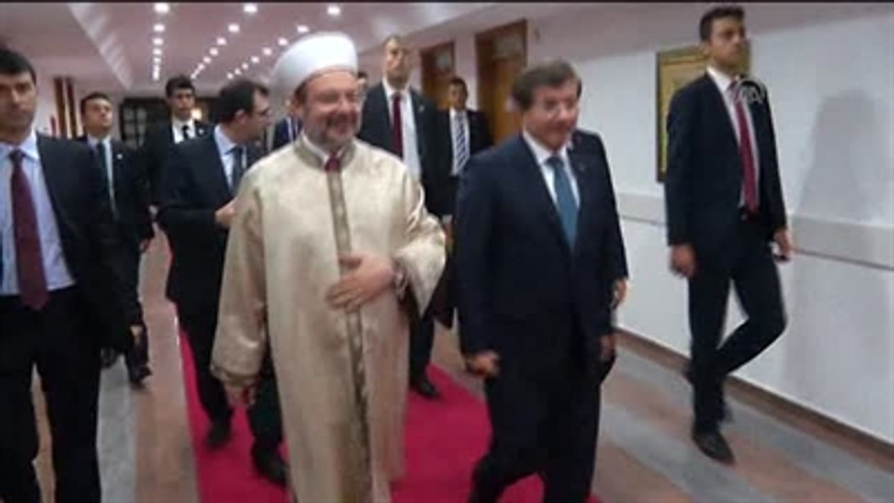 Davutoğlu, Diyanet İşleri Bakanlığı Bilgilendirme Toplantısı'na Katıldı