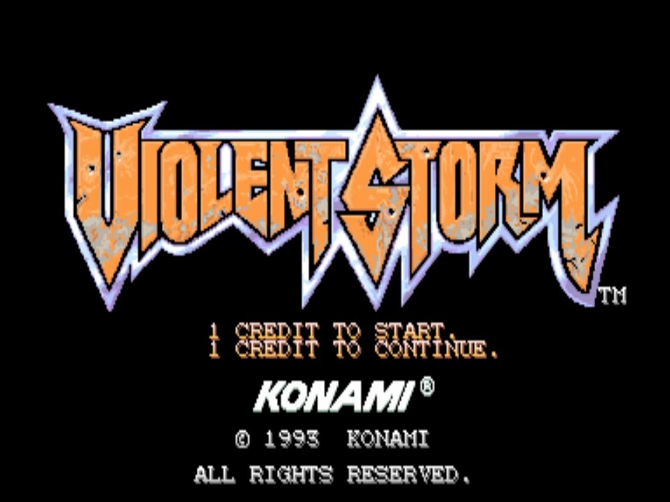 Violent Storm [Arcade] Konami - 1993 - Beat'em all 2D