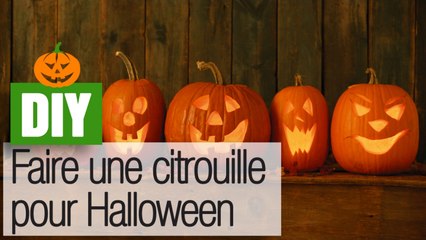 Faire une citrouille d'Halloween - Tuto/DIY