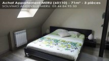A vendre - appartement - MERU (60110) - 3 pièces - 71m²
