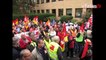 Manifestation de 6 syndicats bientôt SDF à Cergy
