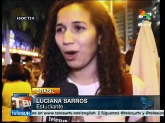 Brasil: estudiantes siguen en las calles el debate rumbo a elecciones