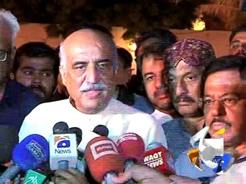 Khursheed Shah apologises for 'Mohajir' comment after MQM criticism-Geo Reports-17 Oct 2014