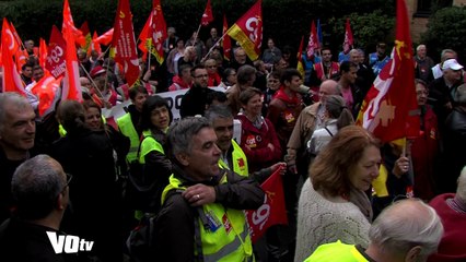 VOTV Manif des syndicats au CG