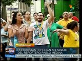 Paraguay: periodistas exigen justicia por asesinato de Pablo Medina