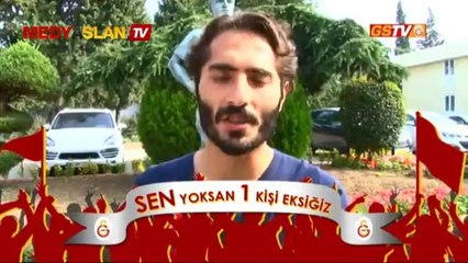 G.Saraylı futbolculardan taraftara çağrı!