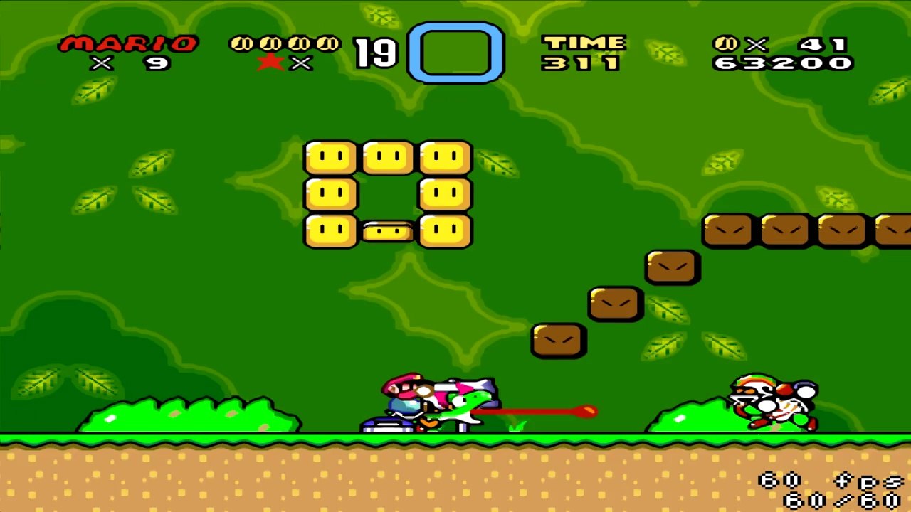 mario 60 fps