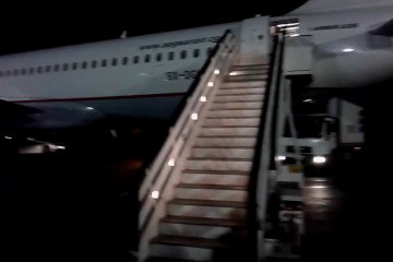 Το αεροπλάνο με το οποίο ταξίδεψε ο Ολυμπιακός στην Κρήτη