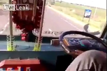 Have you Ever Seen Such a Crazy Truck Driver Like him ??