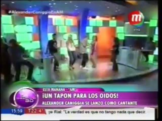 Alexander Caniggia se lanzó como cantante