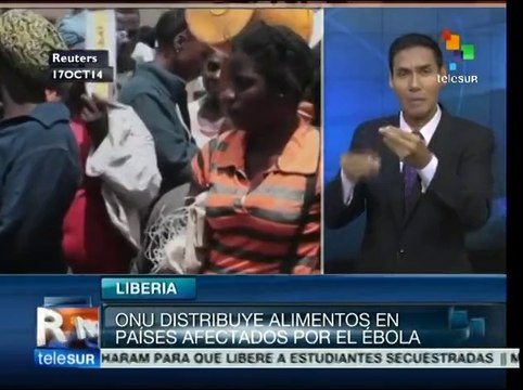 Liberia: ONU distribuye alimentos para afectados por ébola