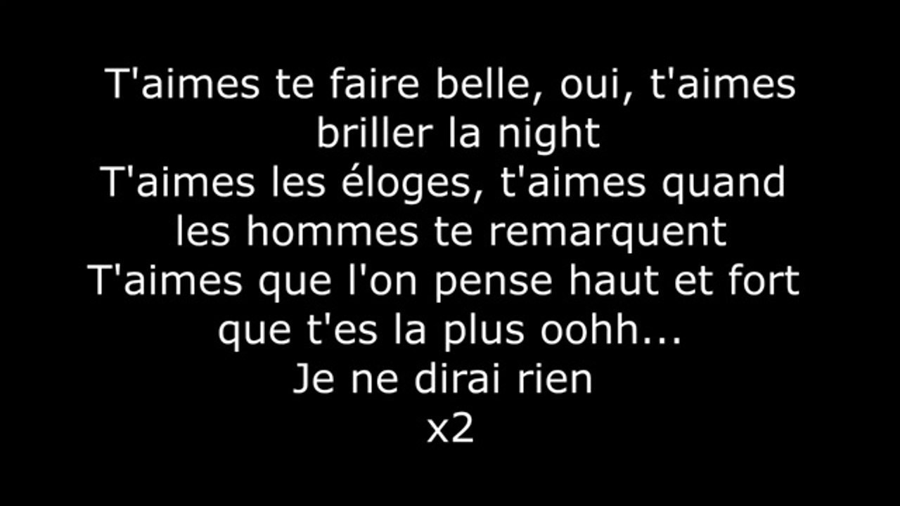 [PAROLES] Black M - Je ne dirai rien Ft. The shin sekaï