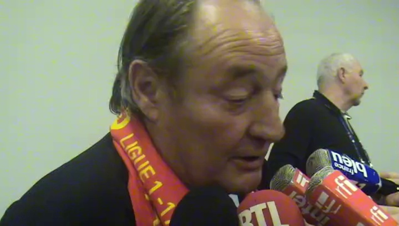 Réaction de Gervais Martel en zone mixte après Lens-PSG (1-3)